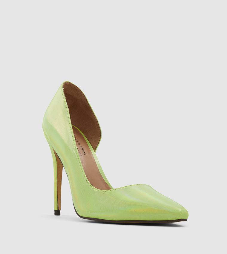 Pale green 2025 court shoes