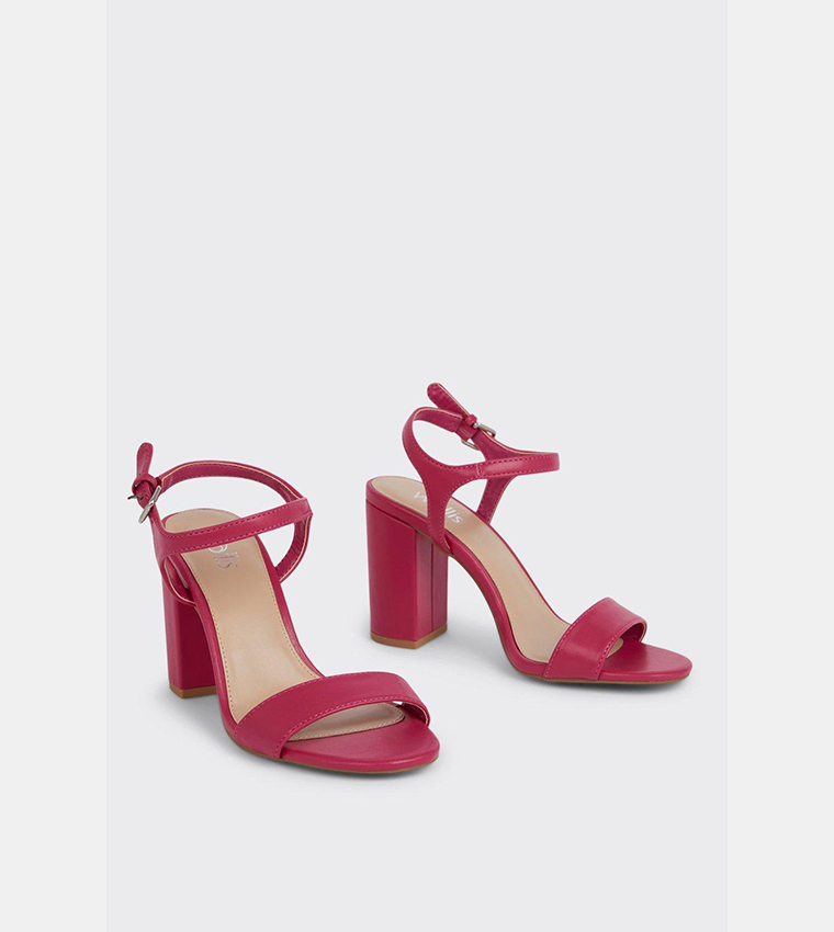 Buy Wallis Gretel Two Part Heeled Sandals In Coral 6thStreet Oman