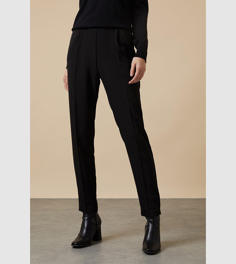 Buy Wallis Tall Black Pull On Trousers In Black | 6thStreet Bahrain
