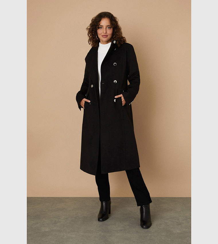 Wallis longline clearance military coat