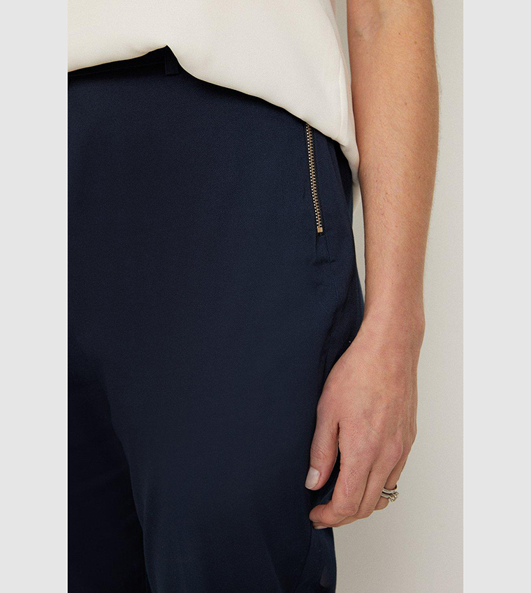 Isola Cropped Trouser in Navy – Citizens of Humanity