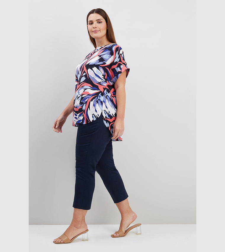 Curve Stretch Crop Trousers