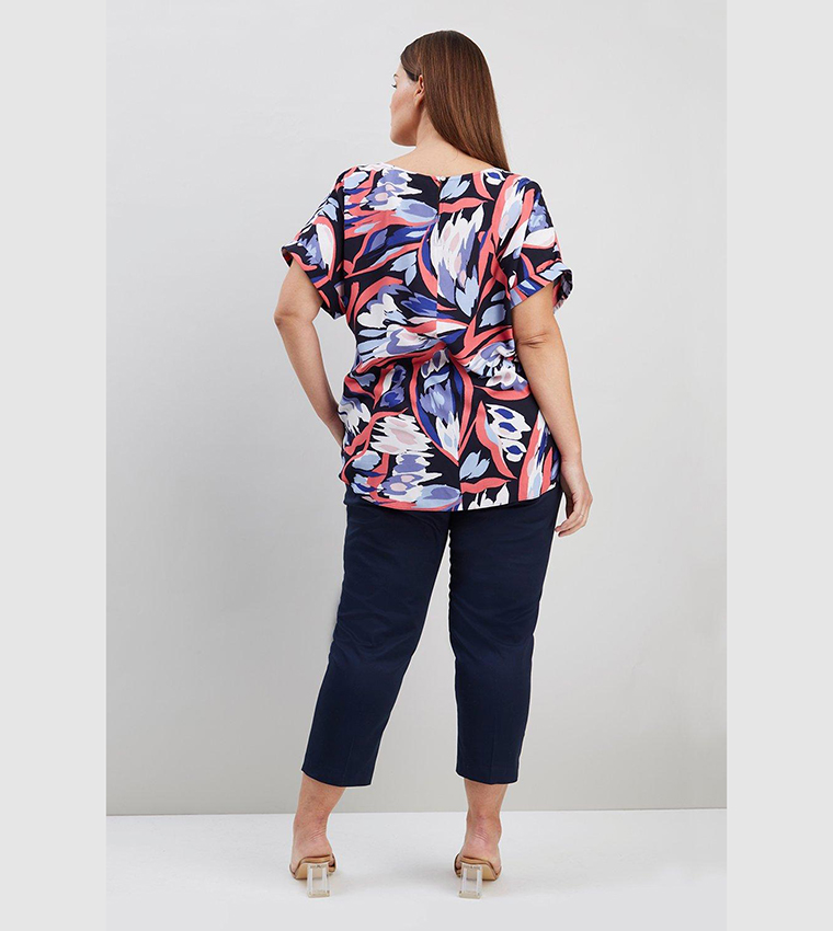 Curve Stretch Crop Trousers