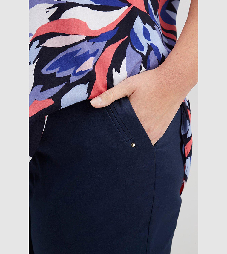Curve Stretch Crop Trousers