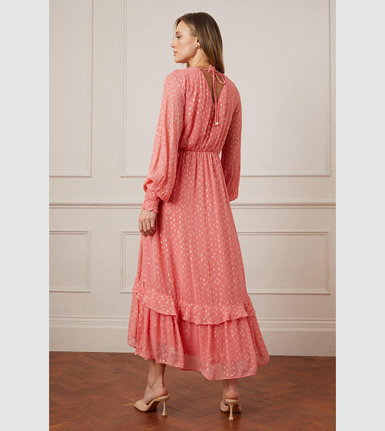 Wallis 2025 coral dress
