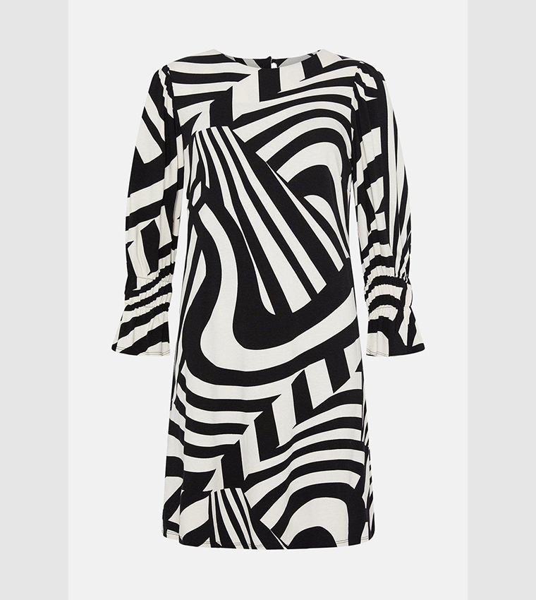 Wallis monochrome hot sale shift dress