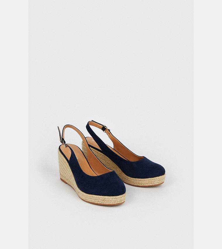 Wide Fit Rosalie Slingback Espadrille Wedges