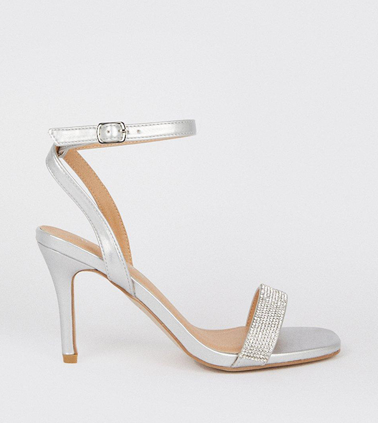 Diamante sandals hot sale wide fit