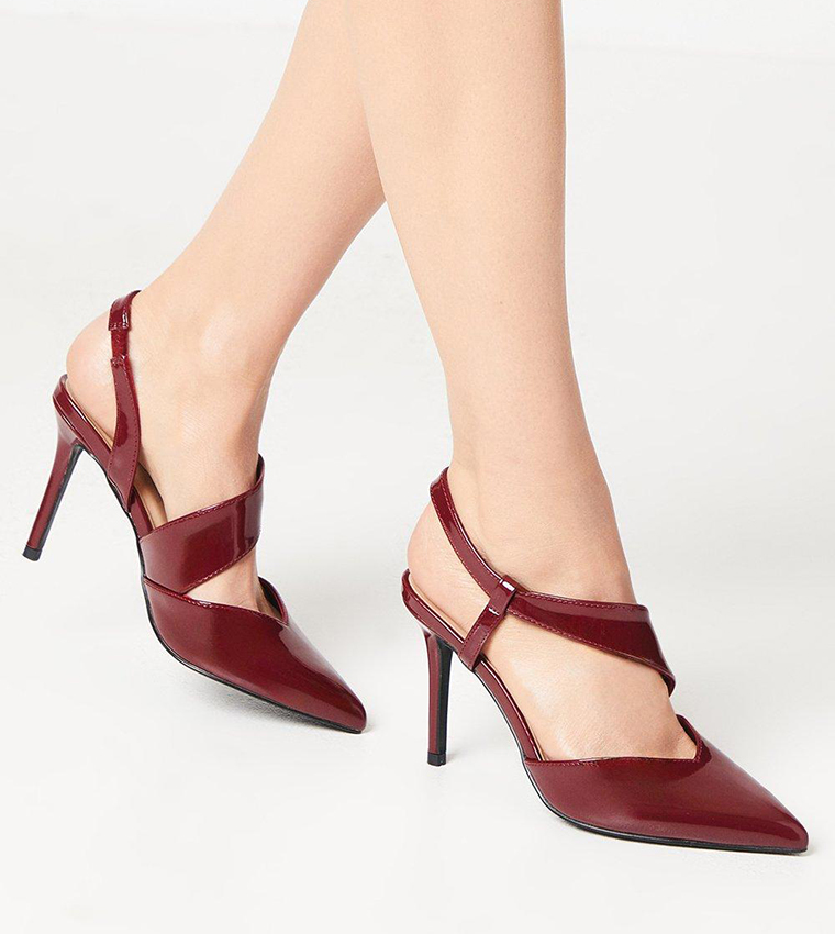 Wide Fit Evie Asymmetric Strap Pumps