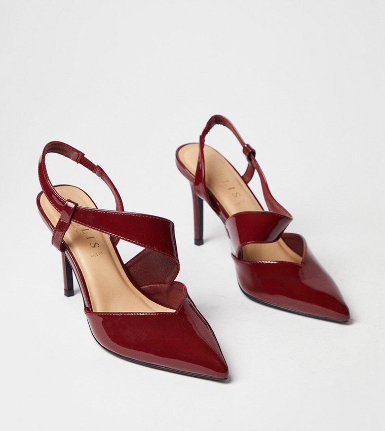 Wide Fit Evie Asymmetric Strap Pumps