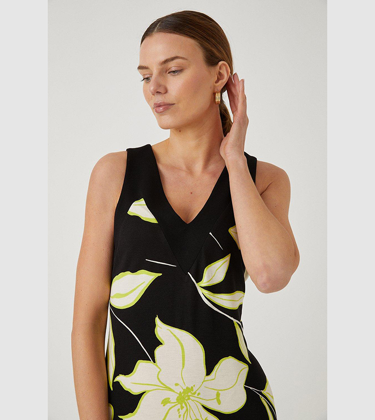 Buy Wallis Black Lily Jersey Maxi Dress In Black | 6thStreet Kuwait