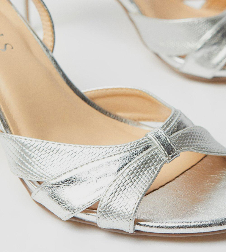 Celeste Cut Out Detail Slingback Heel Sandals