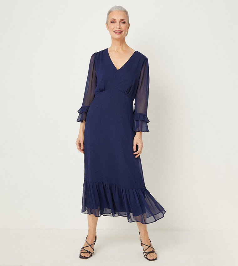 Buy Wallis Tall Navy Tea Midi Dress In Navy 6thStreet UAE
