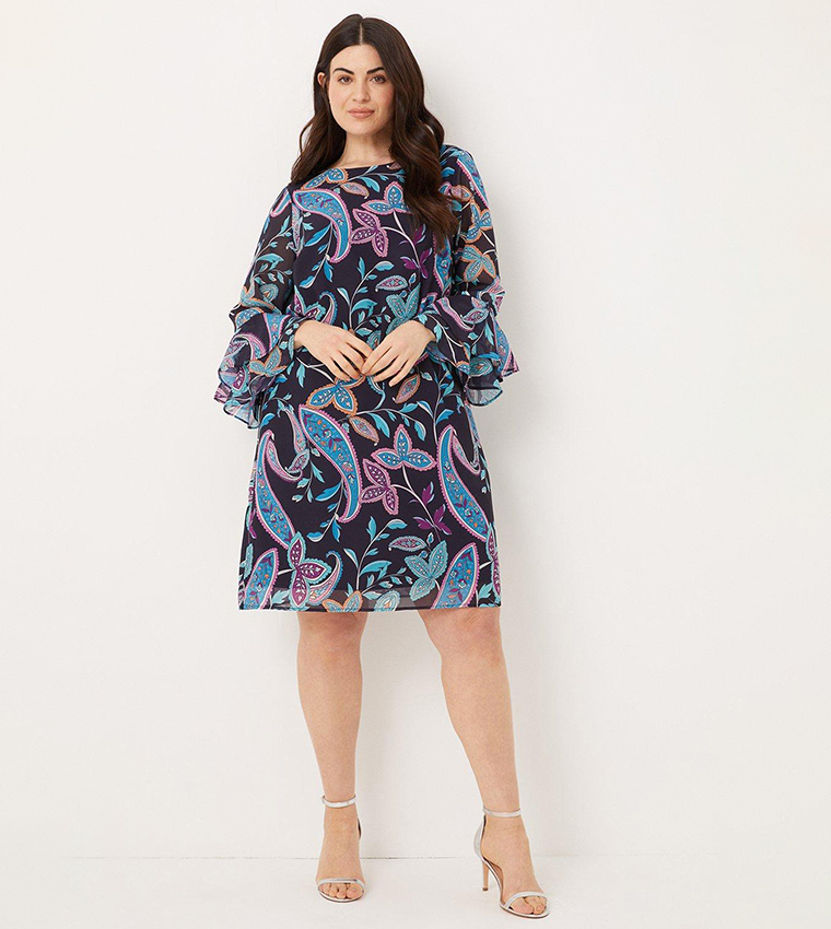 Wallis paisley outlet dress