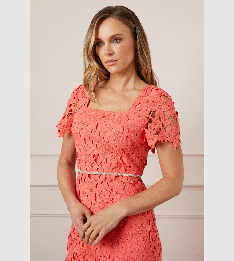 Wallis coral dress discount