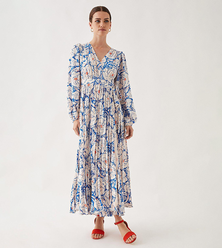 Wallis floral best sale maxi dress