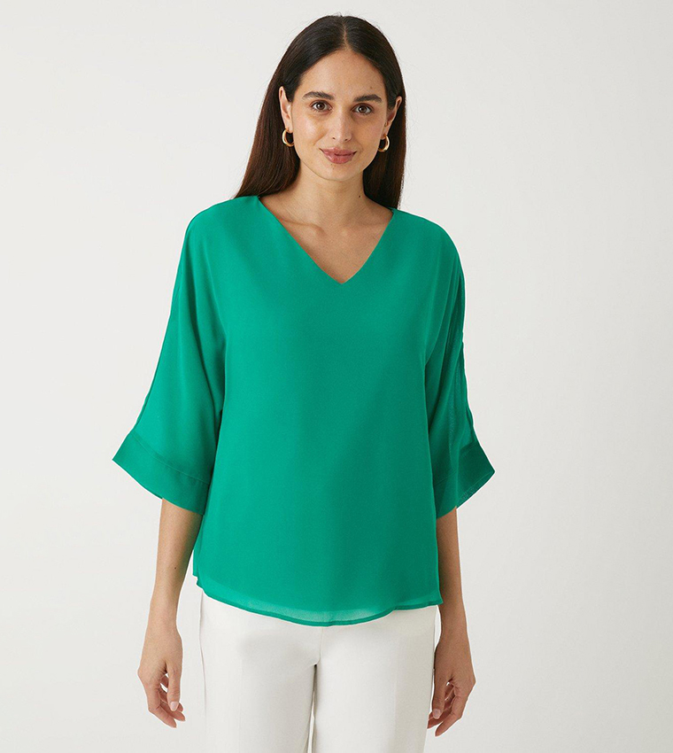 wallis v neck tops