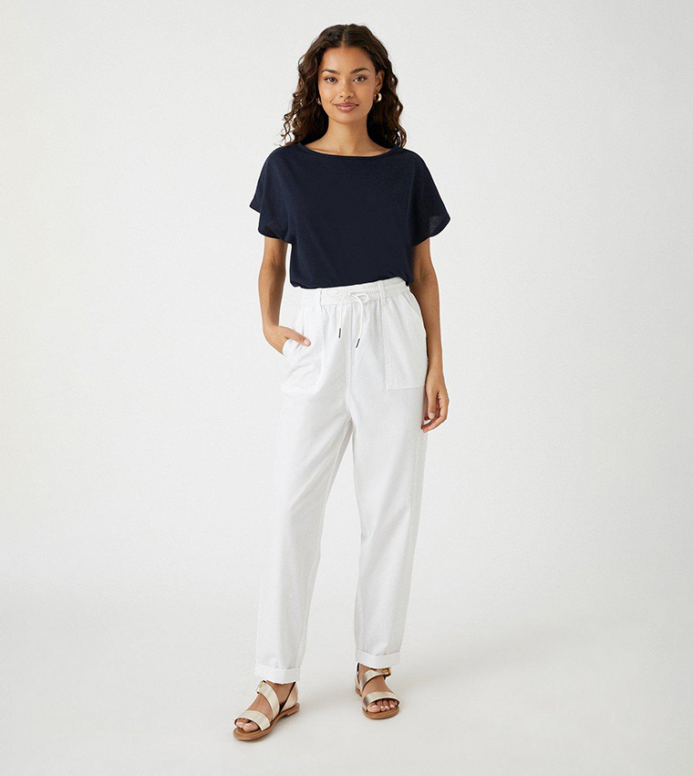 Wallis store white trousers