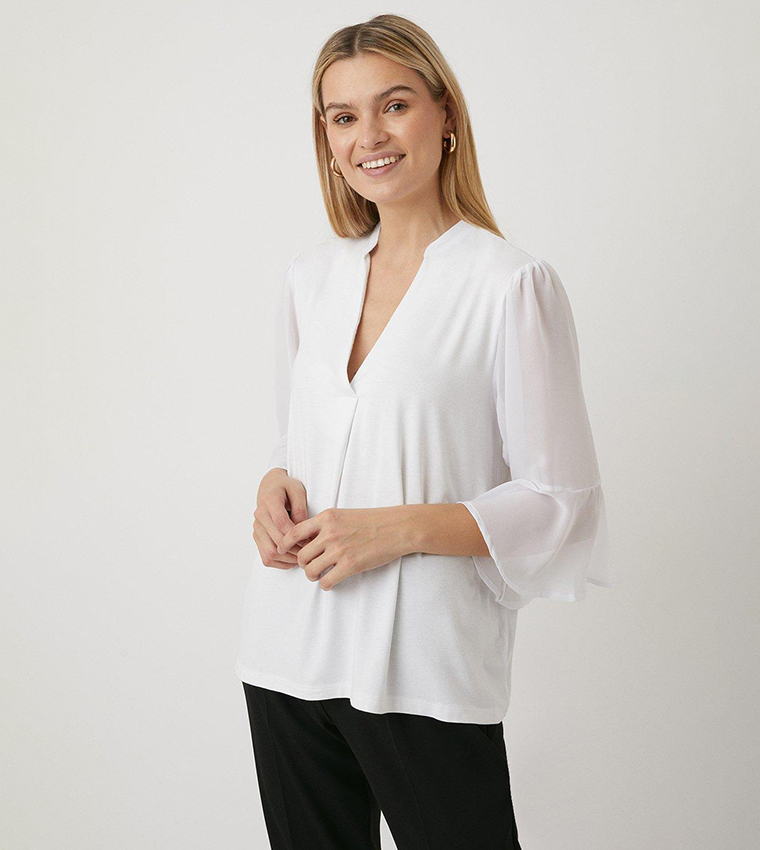 wallis v neck tops