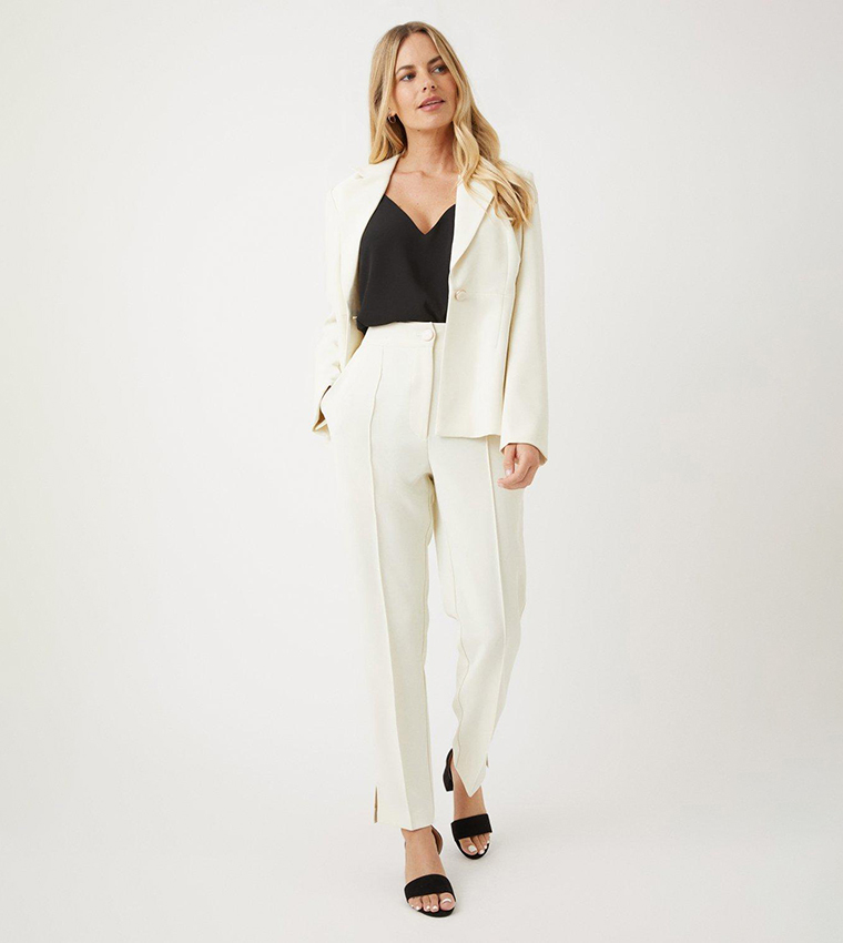 Wallis white outlet trousers