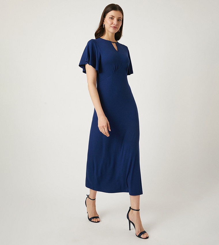 Mallory Midi w/Hem Detail Navy main image 1