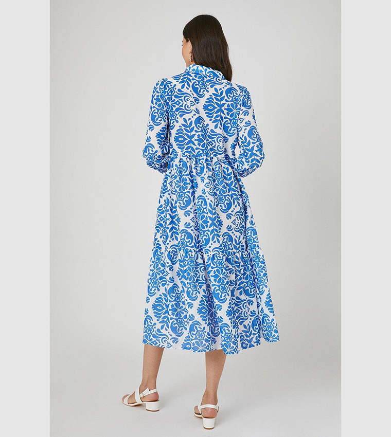 Best wallis blue paisley dress Top Sellers