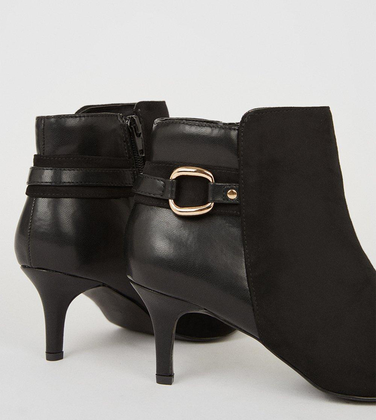 wallis black ankle boots