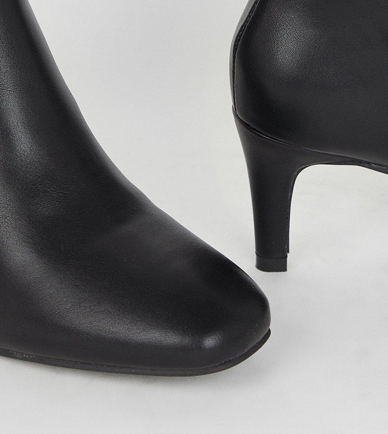 wallis black ankle boots