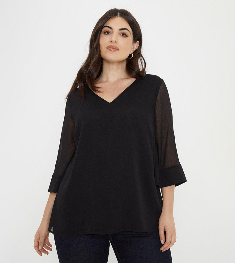 Wallis hot sale chiffon tops