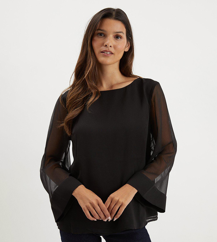 wallis chiffon tops