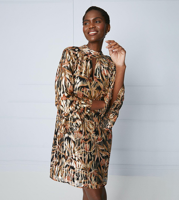 Animal print shop shift dresses