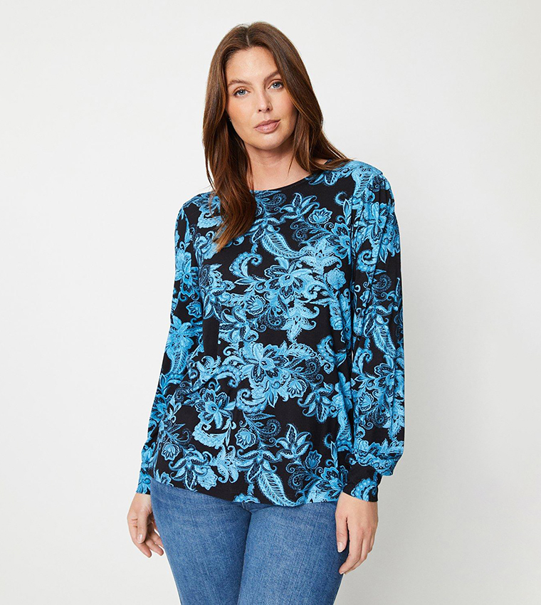 Teal blue tops sales for ladies