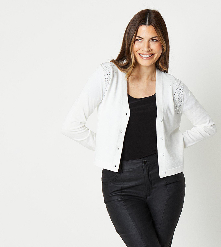 Wallis 2025 white cardigan