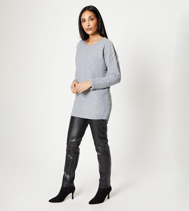 Wallis grey outlet jumper