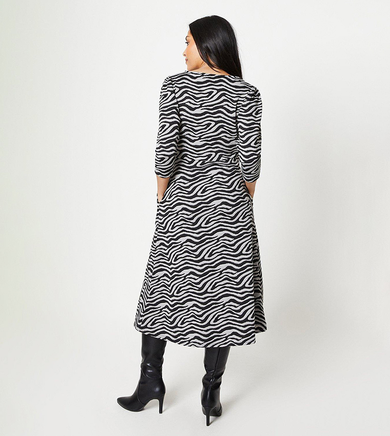 Wallis petite clearance animal print dress