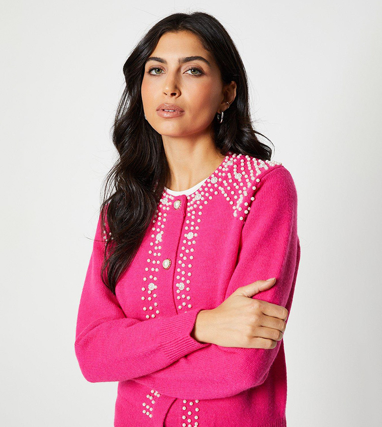 Wallis pink outlet cardigan