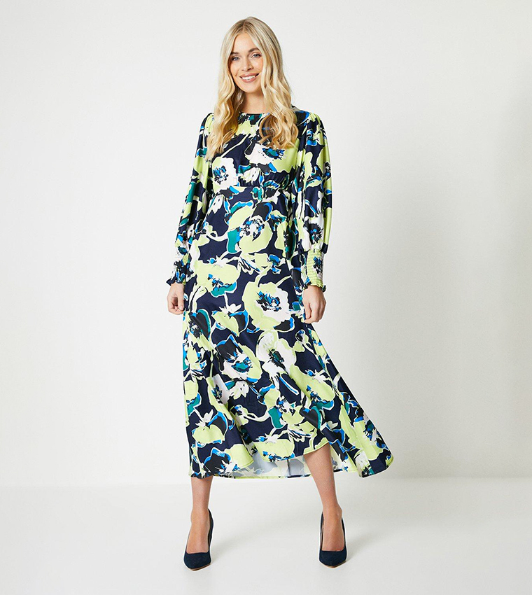 Wallis yellow sale floral dress