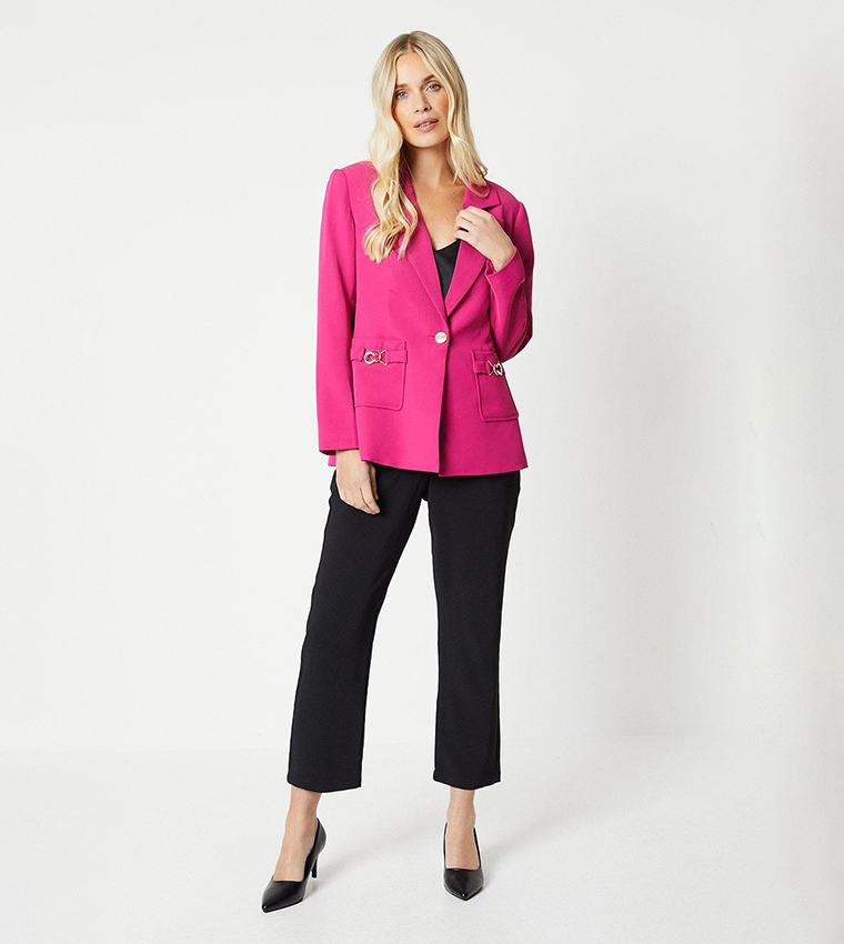 Wallis pink outlet blazer