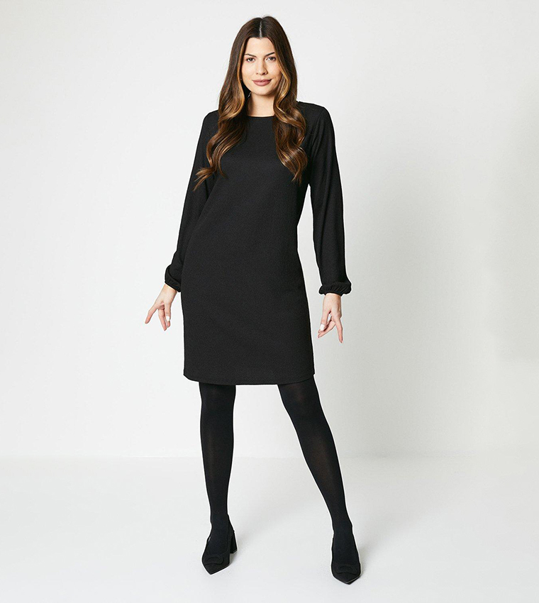 Buy Wallis Jersey Shift Dress In Black | 6thStreet Qatar