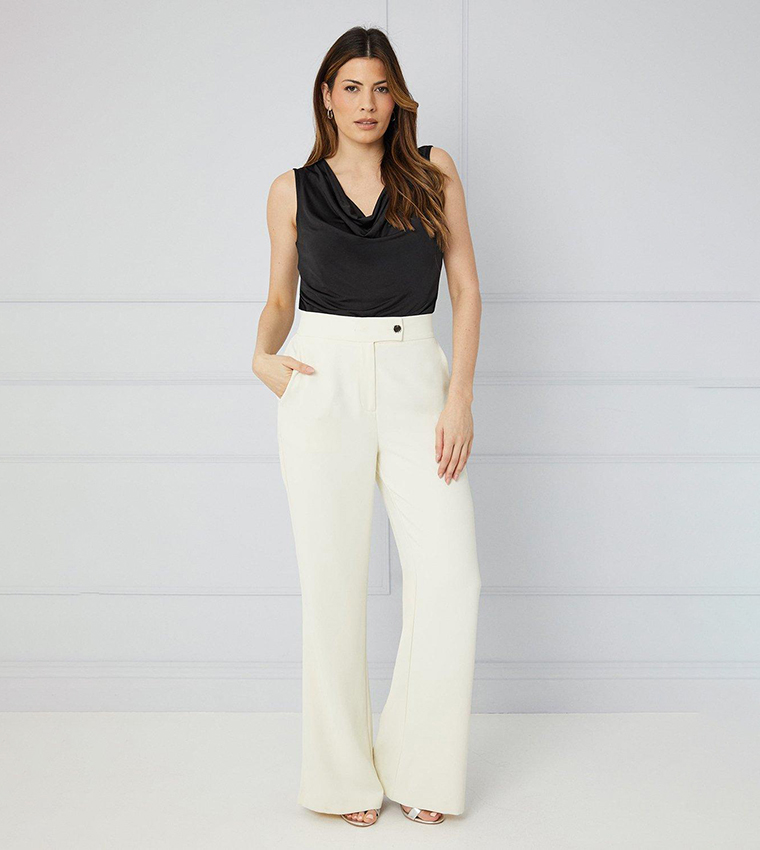 Cowl Neck Sleeveless Top