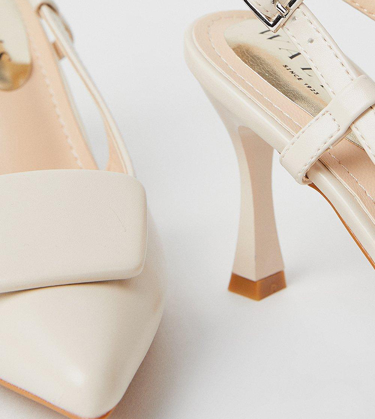 Buy Wallis Outlet Darah Sling Back Trim Detail Slingback Pumps In