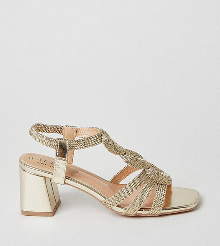 Medium block heel sandals best sale