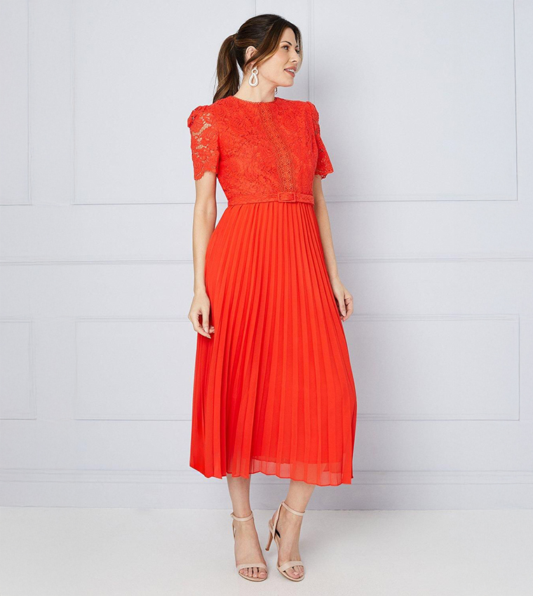 Wallis orange dress top
