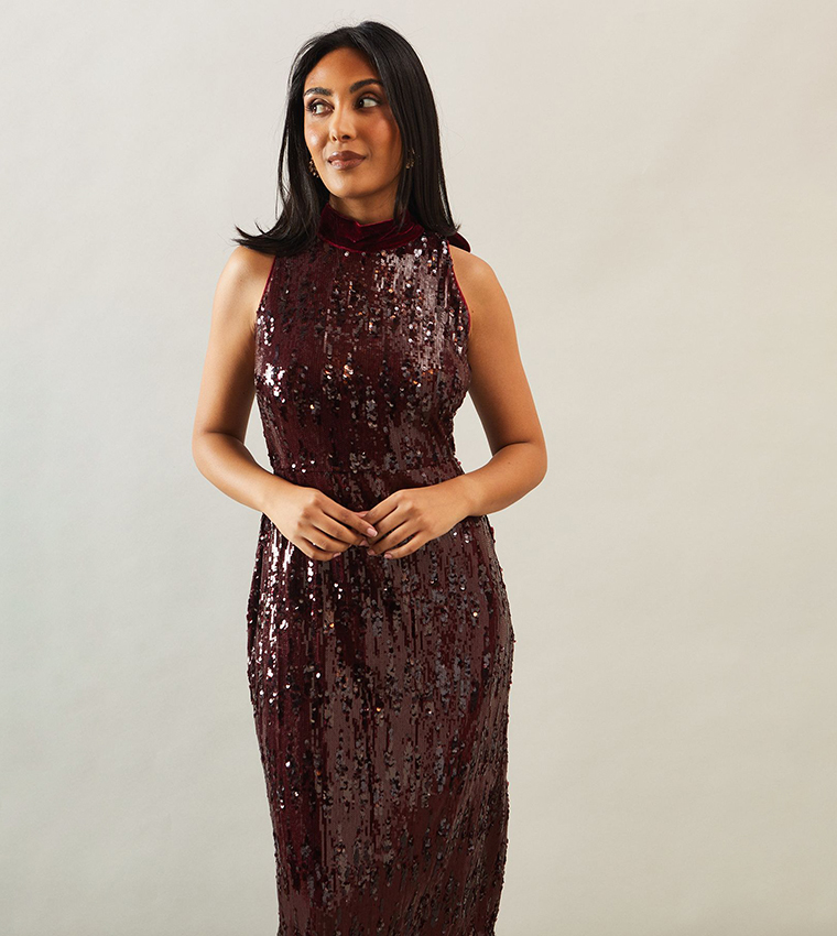 long sleeve dresses near me Petal and Pup Women's Yolanda Maxi Dress Size:9 W US SCH004208_Y This garment fits true Lovely Marc Defang cocktail