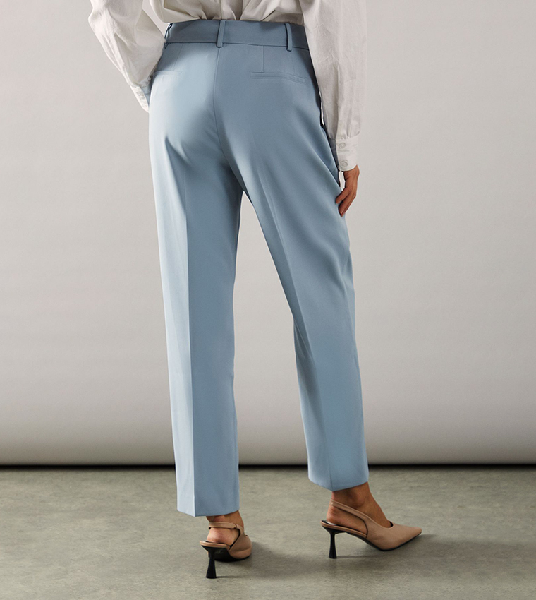 Horn Button Tapered Fit Trousers