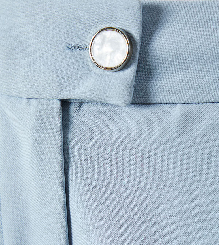 Horn Button Tapered Fit Trousers