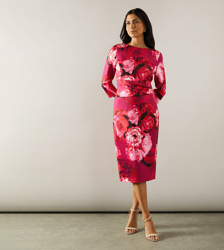 Womens Dresses Wallis Tropical Print Dress Buy Wallis Floral