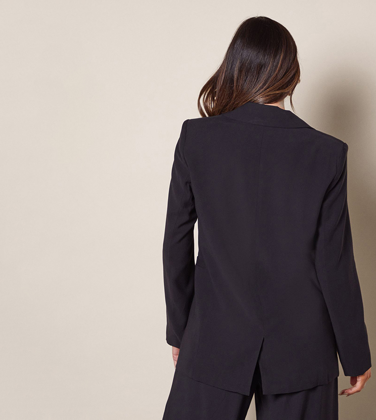 Double Breasted Military Blazer