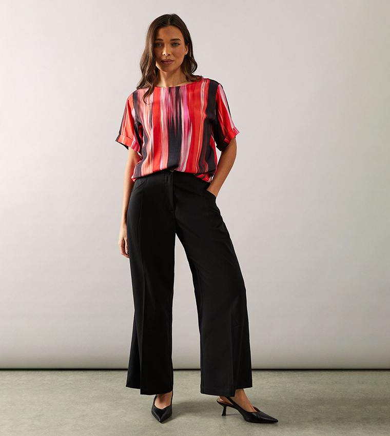Petite Ombre Roll Up Sleeves T-Shirt