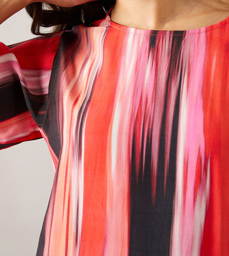 Petite Ombre Roll Up Sleeves T-Shirt